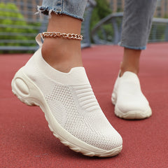 AeroSlip™ – Leichte Orthopädische Slip-On Schuhe für Damen in Aprikose