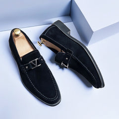 Alfred – Herren Schlupfloafer Bequem Und Alltagstauglich in Obsidianschwarz
