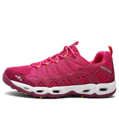 Ashton | Vielseitige Unisex Wanderschuhe in Rosa / Weiß