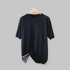 Marco | Atemberaubendes Merino T Shirt in Schwarz