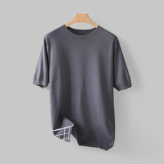 Marco | Atemberaubendes Merino T Shirt in Grau