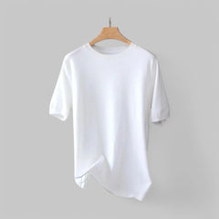 Marco | Atemberaubendes Merino T Shirt in Weiß