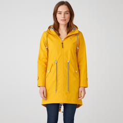 Aveline | Stilvolle wasserdichte Damenmodejacke in Gelb