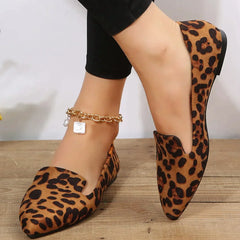 Marietta® | Loafer mit spitzer Zehenpartie und Leopardenmuster in Leopard