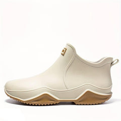 AquaGuard | Orthopädischer Wasserdichte Regen-Schuhe in Beige