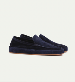 Daniel | Herren Lässig Slip-on Schuhe Loafers in Blau
