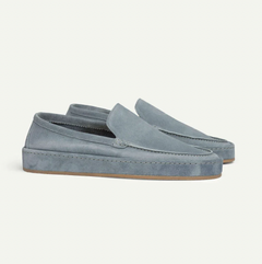 Daniel | Herren Lässig Slip-on Schuhe Loafers in Hellblau
