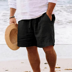 Martin - Bequeme Herren-Shorts mit lockerer Passform in Schwarz