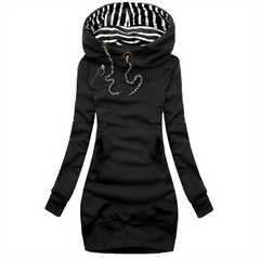 Lene - Pulloverkleid in Schwarz