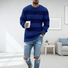 Claus - Weicher Strickpullover für Männer in Blau