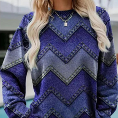 Anabella | Lässiger und stilvoller Sommerpullover in Dunkelblau