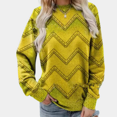 Anabella | Lässiger und stilvoller Sommerpullover in Gelb