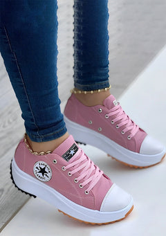 CanvasShoes - Modische Damensneaker in Rosa