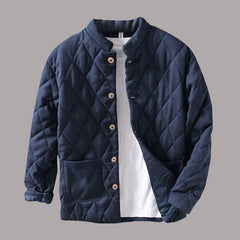 Kingsley - Japanischer Stil Herrenjacke in Blau