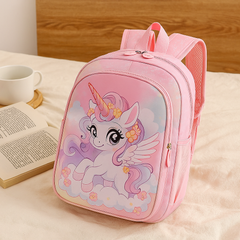2025 Prinzessinnen-Rucksack für Mädchen – Leichte, faltbare Tasche mit süßem Wolken-Design in Rosa