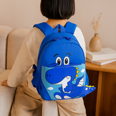 Süßer Cartoon-Dinosaurier-Rucksack – Leichte und atmungsaktive Schultasche für Kinder in Saphir Dinosaurier