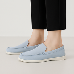 Boston Penny Loafer für Herren – Zeitloser Style mit gepolsterter Innensohle in Himmelblau