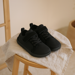 FlexStep Kinder-Barfußschuhe – Leichtes und flexibles Schuhwerk für natürliche Bewegung in Schwarz