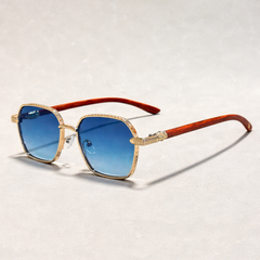 Indra | Premium Unisex-Sonnenbrille in Blau