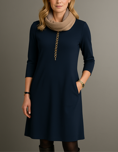 Johanna™ | Das Kleid, das verzaubert in Marineblau