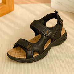 Schnelltrocknende Herren-Sandalen – Atmungsaktiv & leicht für Strand und Dusche in Schwarz