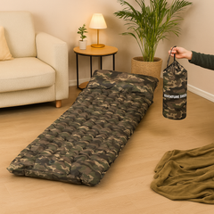 TrekLig Selbstaufblasende Isomatte – Leichte Campingmatratze für Outdoor-Komfort in Camouflage