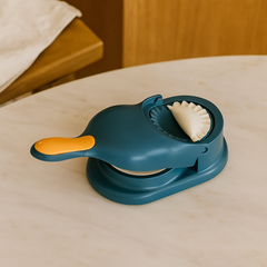 DoughMaster – 2-in-1 Teigtaschen-Set für schnelle und perfekte hausgemachte Teigtaschen in Blau