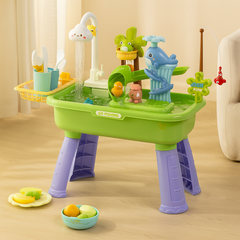 Splash ‘n Fish - Lustiges Wasser-Spiel für Kinder mit Meersalzfischfang in Grün