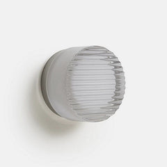 Cristallin - Moderne Runde Wandlampe in Grau