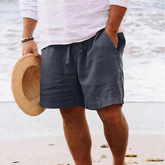 Martin - Bequeme Herren-Shorts mit lockerer Passform in Dunkelgrau