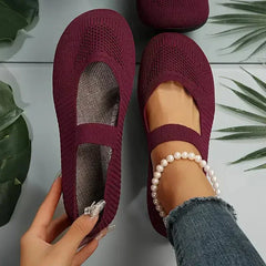 Dilara – Leichte und flexible Slipper in Rot