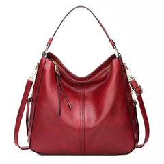Elegante, große Damen-Tragetasche – praktisches Design – strapazierfähiges Material in Rot