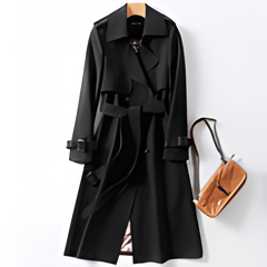 Florentine | Schicker und entspannter Wintermantel in Schwarz