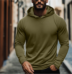 Enrico | Klassischer Herren Hoodie in Grün
