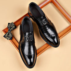 Erhard – Handgefertigte Elegante Herrenschuhe Mit Stil in Schwarz