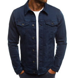 Braydon - Herren Jeansjacke in Dunkelblau