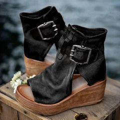 Fränzi - Sandalen Im Boho Stil Für Damen in Schwarz