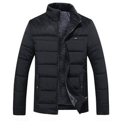 Mathias | Funktionale Winter Steppjacke in Schwarz