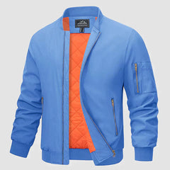 Gabriel - Stylische Bomberjacke für Herren in Hellblau