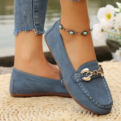 Glamora™ – Elegante Damen Glitzer Ballerinas mit Komfort Sohle in Blau