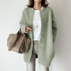 Sophie™ – Eleganter Cashmere-Cardigan für zeitlose Eleganz in Grün