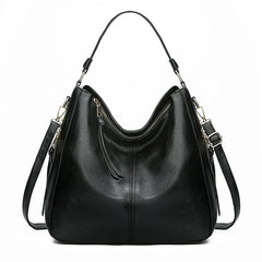 Romy | Elegante Ledertasche in Schwarz