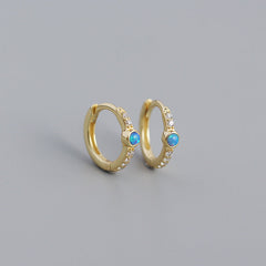 Micara - Turquoise Dream - Ohrringe in Gold