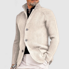 RAPHAEL - ZEITLOSER CARDIGAN in Weiß