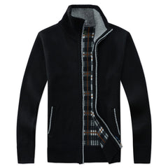 Logan - Herren Strickjacke in Schwarz