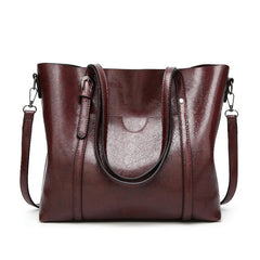 Klara | Luxuriöse Lederhandtasche in Coffee