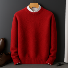 Valencia Cashmere Sweater in Red