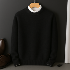 Valencia Cashmere Sweater in Black