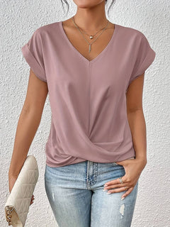 Daniela | Lässiges T Shirt in Rosa Farbe