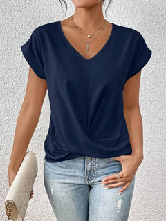 Daniela | Lässiges T Shirt in Blau A